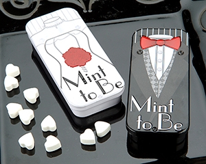 mint bride and groom, mint to be bride and groom