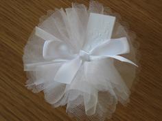 tulle wedding favour_almond filled wedding favour