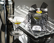 Martini Gel Candle boxed